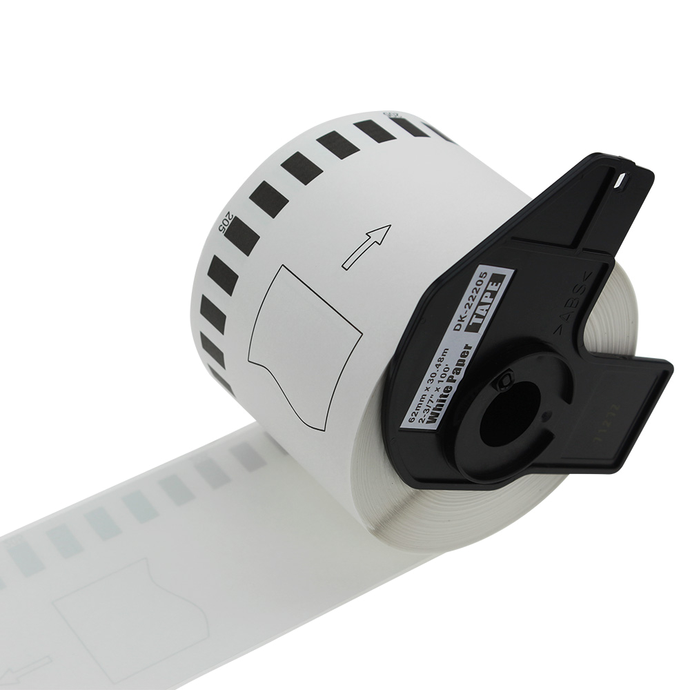 Taśma etykiet Brother DK 22205 – trwały i dobry zamiennik