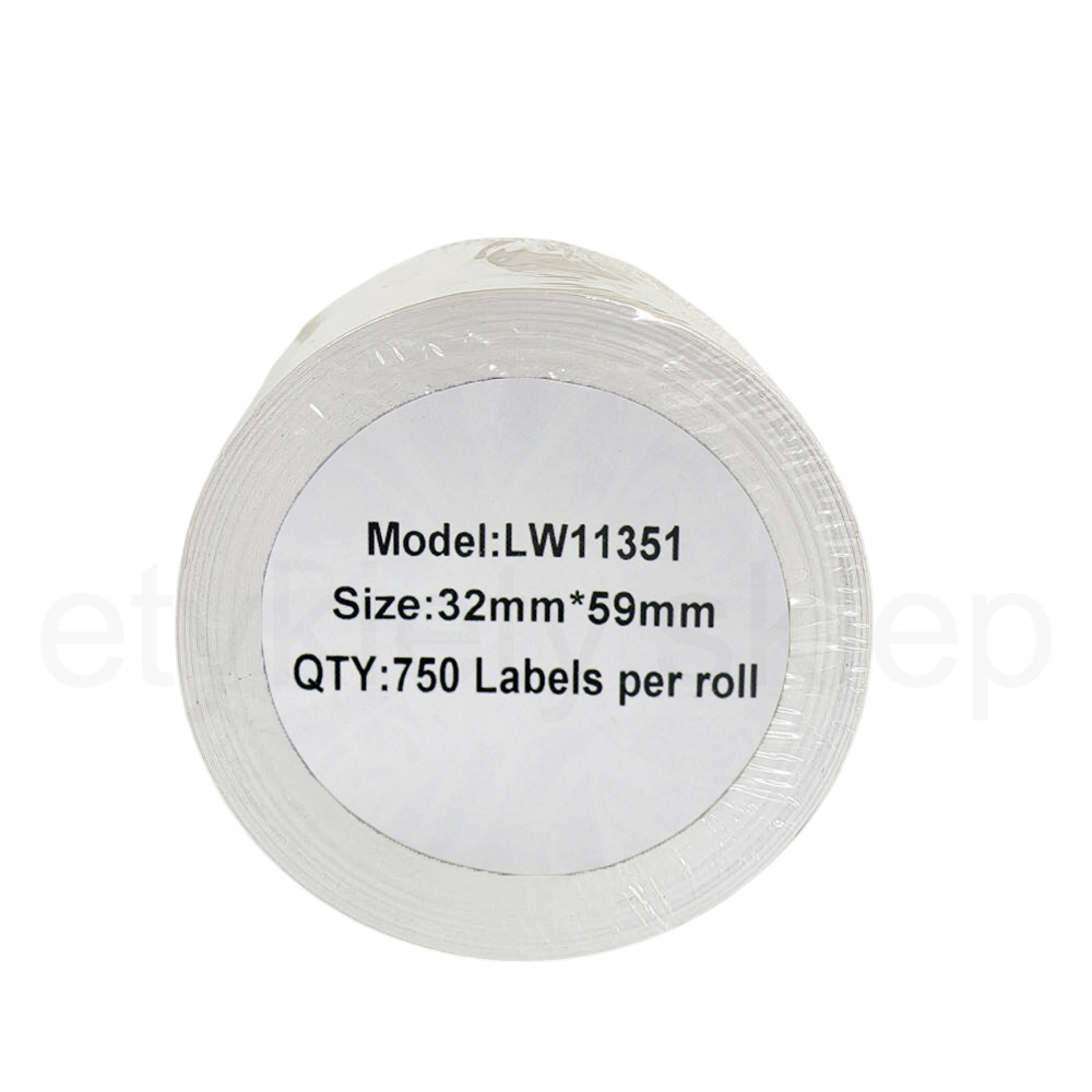 Etykiety do DYMO LW 11351 S0722360 54mm x 11mm 1500szt etykiet na rolce JUBILERSKIE