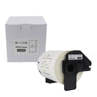 Etykiety do Brother DK-11240 czarny nadruk na białym tle, 102mm x 51mm 600szt etykiet na rolce