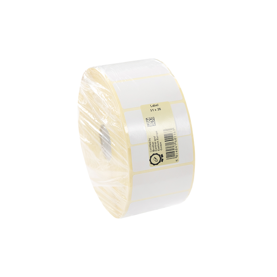 Etykiety Brother termotransferowe 51x26mm 3250 sztuk