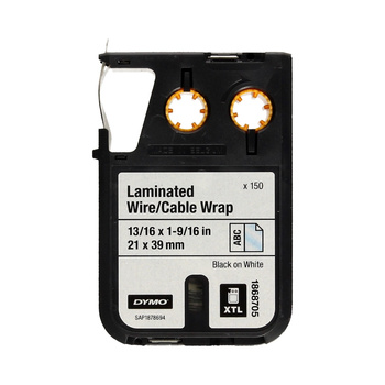 DYMO XTL Opaski laminowane do kabli 21x39mm 150szt