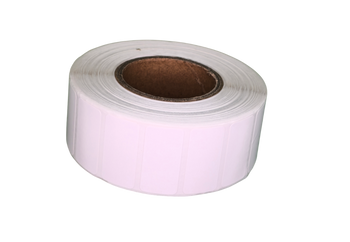 Etykiety termiczne do Zebra, Brother TD, białe 30x15mm, fi 40mm, 2000 sztuk