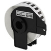 Taśma do Brother DK-22214 czarny nadruk na białym tle, 12mm x 30,48 metrów na rolce