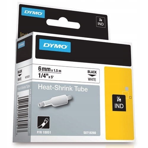 Rurka Dymo Rhino 18051 6mm 1,5m biała