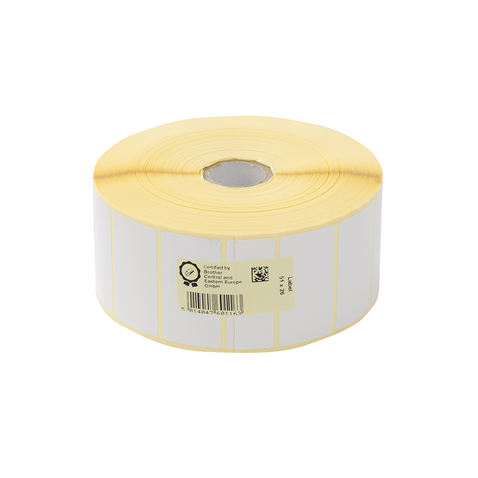 Etykiety Brother termotransferowe 51x26mm 3250 sztuk