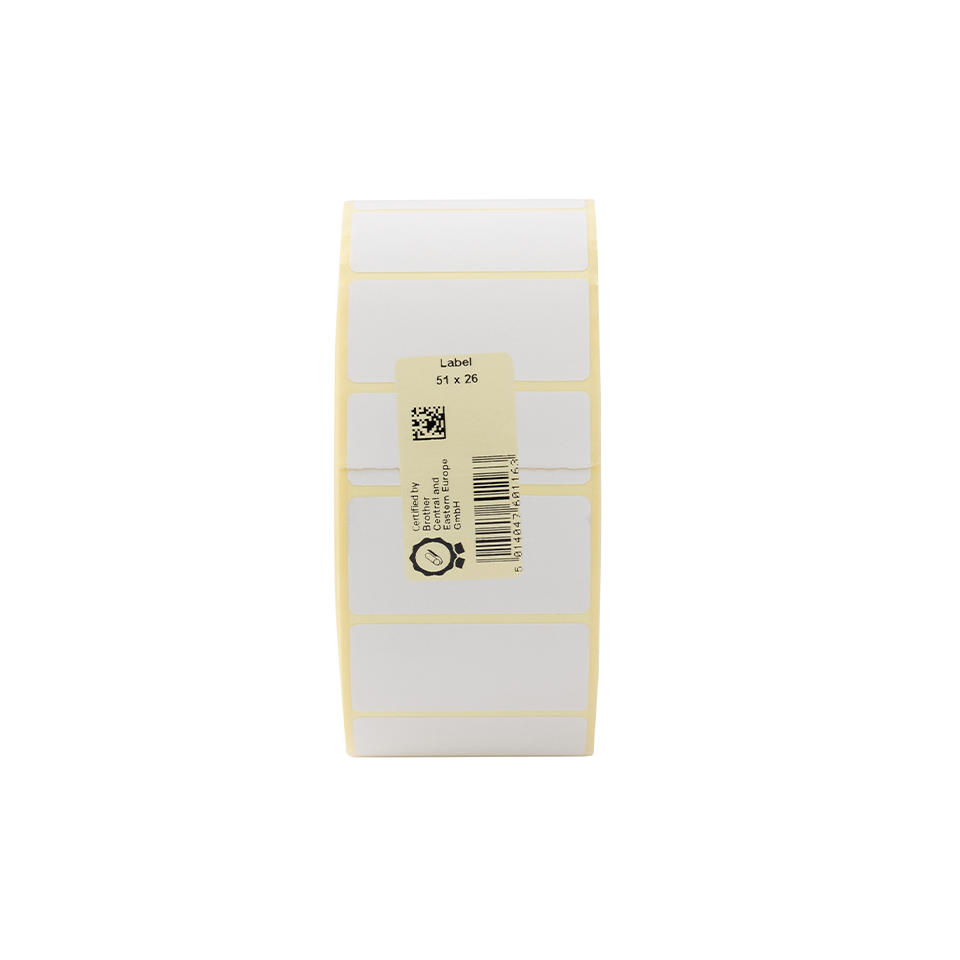 Etykiety Brother termotransferowe 51x26mm 3250 sztuk
