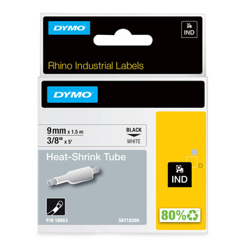 Rurka Dymo Rhino 18053 9mm 1,5m biała