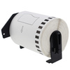Taśma do Brother DK-22243 czarny nadruk na białym tle, 102mm x 30,48 metrów na rolce