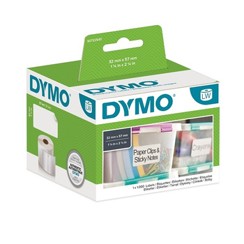Etykiety DYMO LW 11354 S0722540 57mm x 32mm 1000szt etykiet na rolce oryginalna
