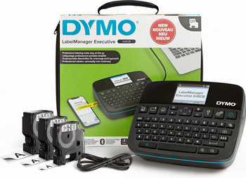 Drukarka Etykiet DYMO LabelManager LM640CB + 3x Taśma D1 9-24mm + Walizka
