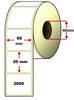 Etykiety TT termotransferowe 60x20mm 2000szt
