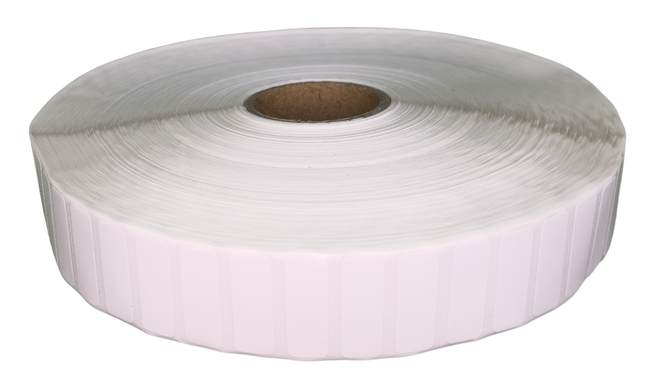 Etykiety TT termotransferowe 28x10mm 15000szt fi40