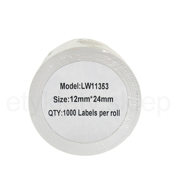 Etykiety do DYMO LW 11353 S0722530 13mm x 25mm 1000szt etykiet na rolce