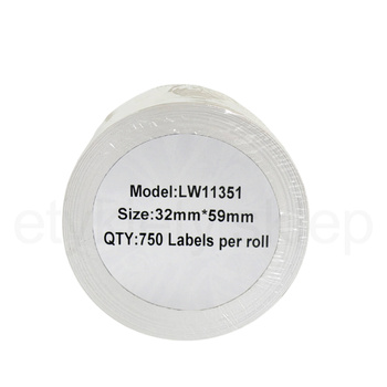 Etykiety do DYMO LW 11351 S0722360 54mm x 11mm 1500szt etykiet na rolce JUBILERSKIE