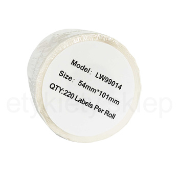 Etykiety do DYMO LW 99014 S0722430 54mm x 101mm 220szt etykiet na rolce