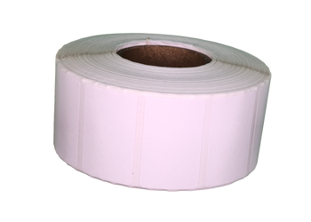 Etykiety termiczne do Zebra, Brother TD, białe 40x25mm, fi 40mm, 2000 sztuk