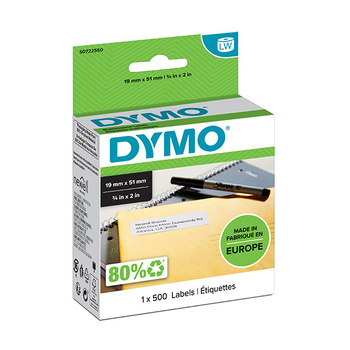 Etykiety DYMO LW 11355 S0722550 19mm x 51mm 500szt etykiet na rolce oryginalna