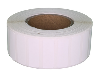 Etykiety TT foliowe białe 28x10mm 2000szt fi40