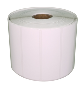 Etykiety TT termotransferowe 76x25mm 2580szt fi25