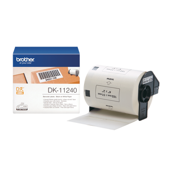 Etykiety Brother DK-11240 czarny nadruk na białym tle, 102mm x 51mm 600szt etykiet na rolce oryginalna