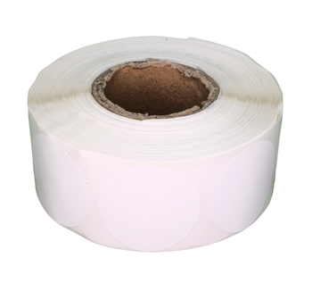 Etykiety TT foliowe białe średnica 35mm 1000szt fi40