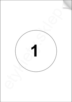 Etykiety naklejki samoprzylepne białe A4 100 arkuszy 1x 210x297mm