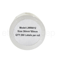 Etykiety do DYMO LW 99012 S0722400 36mm x 89mm 260szt etykiet na rolce