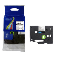 Rurka termokurczliwa do Brother Hse-251 23.6mm 1.5m ø7.3mm-14.3mm biała rurka czarny nadruk