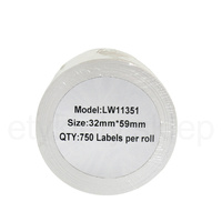 Etykiety do DYMO LW 11351 S0722360 54mm x 11mm 1500szt etykiet na rolce JUBILERSKIE
