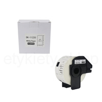 Etykiety do Brother DK-11220 czarny nadruk na białym tle, 39mm x 48mm 620szt etykiet na rolce