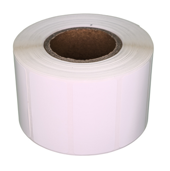 Etykiety TT foliowe białe 50x25mm 1000szt fi40