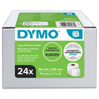 Etykiety DYMO 99012 S0722390 89x36mm biała 24 szt.